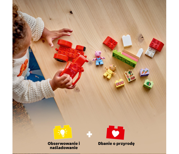 LEGO DUPLO 10468 Peppa Ciągnik i rynek - 1489541 - zdjęcie 5